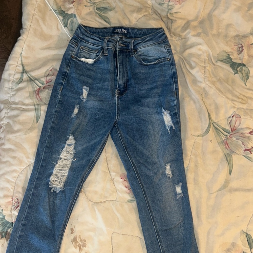 Light blue jeans